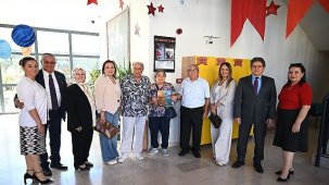 Başkan Topaloğlu’ndan eğitime destek veren Akman çiftine ziyaret