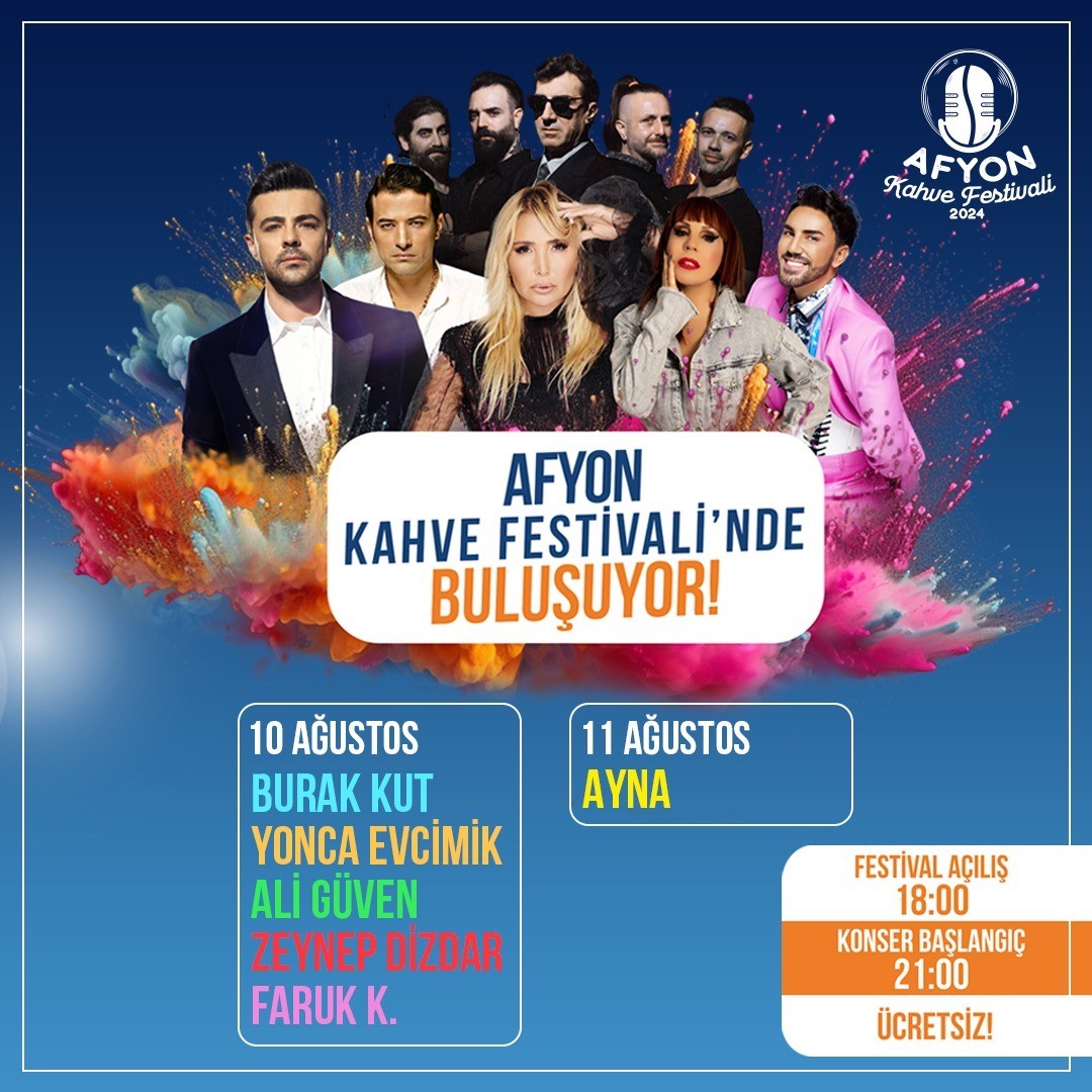 90’LARIN COŞKUSUYLA DOLU AFYON KAHVE FESTİVALİ