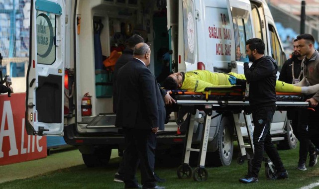 Adana Demirspor Kalecisi Vedat Karakuş, Bodrum FK Maçında Ensesine Darbe Aldı!
