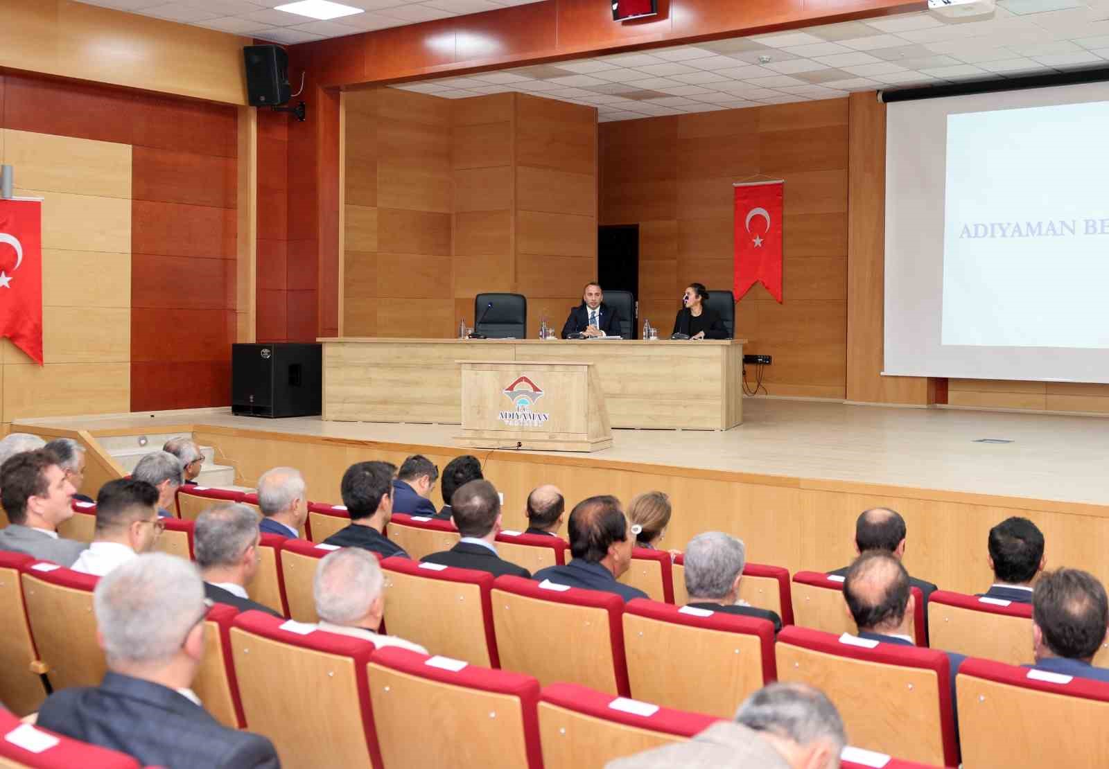 ADIYAMAN'DA YATIRIMLAR DEĞERLENDİRİLDİ