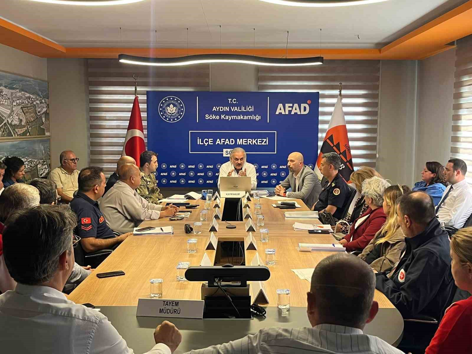 AFAD TARAFINDAN AYDIN'DA GERÇEK ZAMANLI TATBİKAT İÇİN HAZIRLIKLAR DEVAM EDİYOR