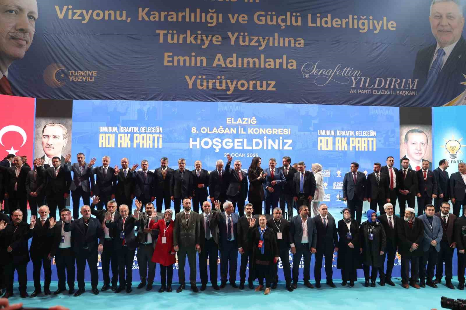 AK PARTİ ELAZIĞ 8. OLAĞAN KONGRESİ GERÇEKLEŞTİRİLDİ