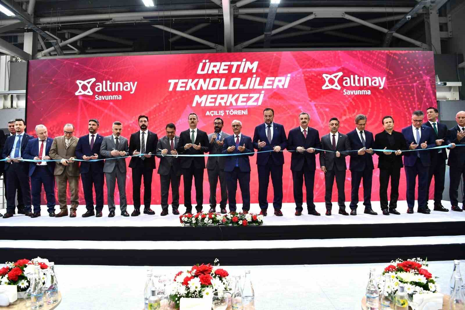 ALTINAY SAVUNMA TEKNOLOJİLERİ YENİ ÜRETİM ÜSSÜNÜ AÇTI