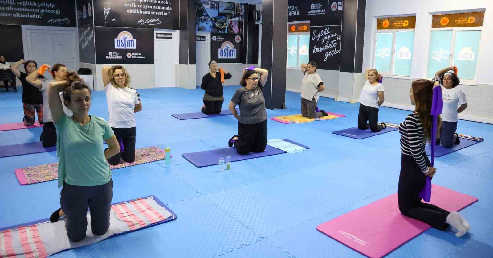 ANTALYA BÜYÜKŞEHİR BELEDİYESİ DÖŞEMEALTI'NDA SPOR VE FİTNESS MERKEZİ AÇTI