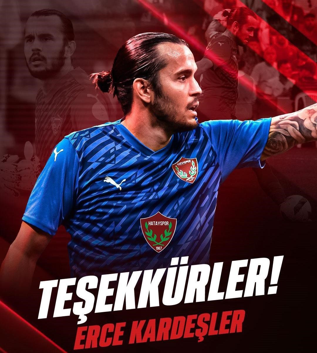 ATAKAŞ HATAYSPOR, KALECİ ERCE KARDEŞLER İLE YOLLARINI AYIRDI