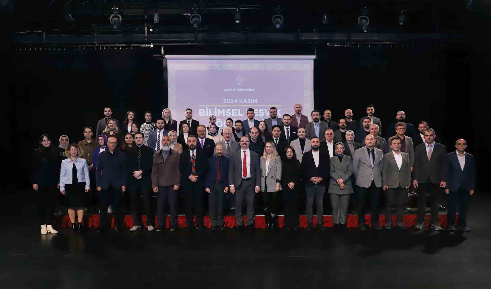 ATATÜRK ÜNİVERSİTESİ BİLİMSEL TEŞVİK TÖRENİ ÖDÜLLERİ SAHİPLERİNİ BULDU