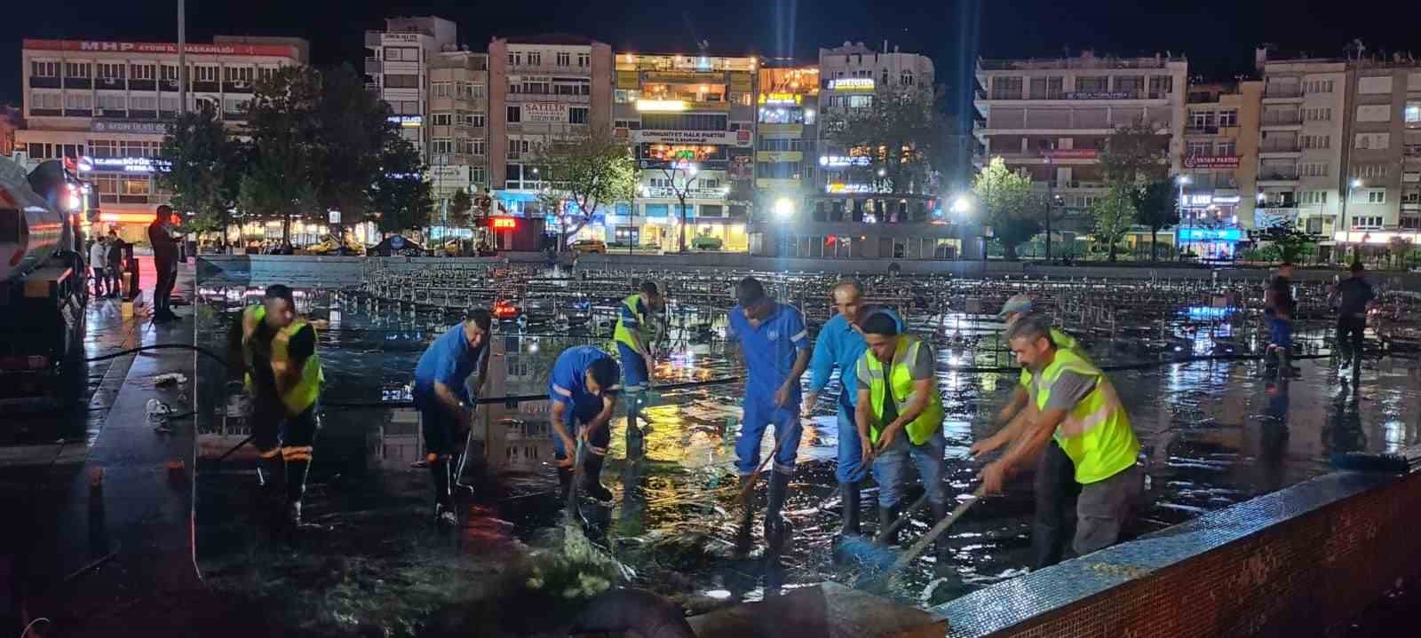 AYDIN BÜYÜKŞEHİR BELEDİYESİ ÇEVRE VE PARK ÇALIŞMALARINI SÜRDÜRÜYOR