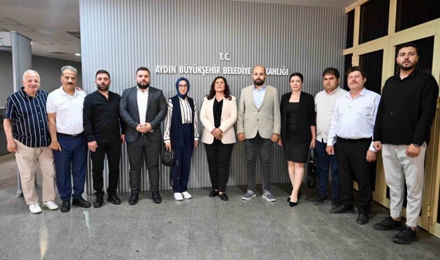 Aydınlı Gazetecilerden Başkan Çerçioğlu'na Nezaket Ziyareti