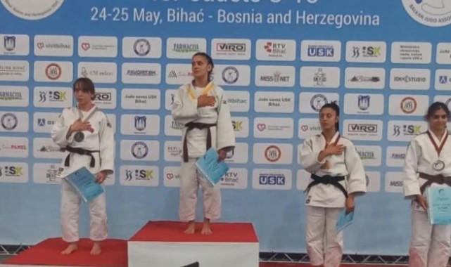 Ayşenaz Tosun Bosna Ümitler Balkan Judo Şampiyonasında 2. Oldu