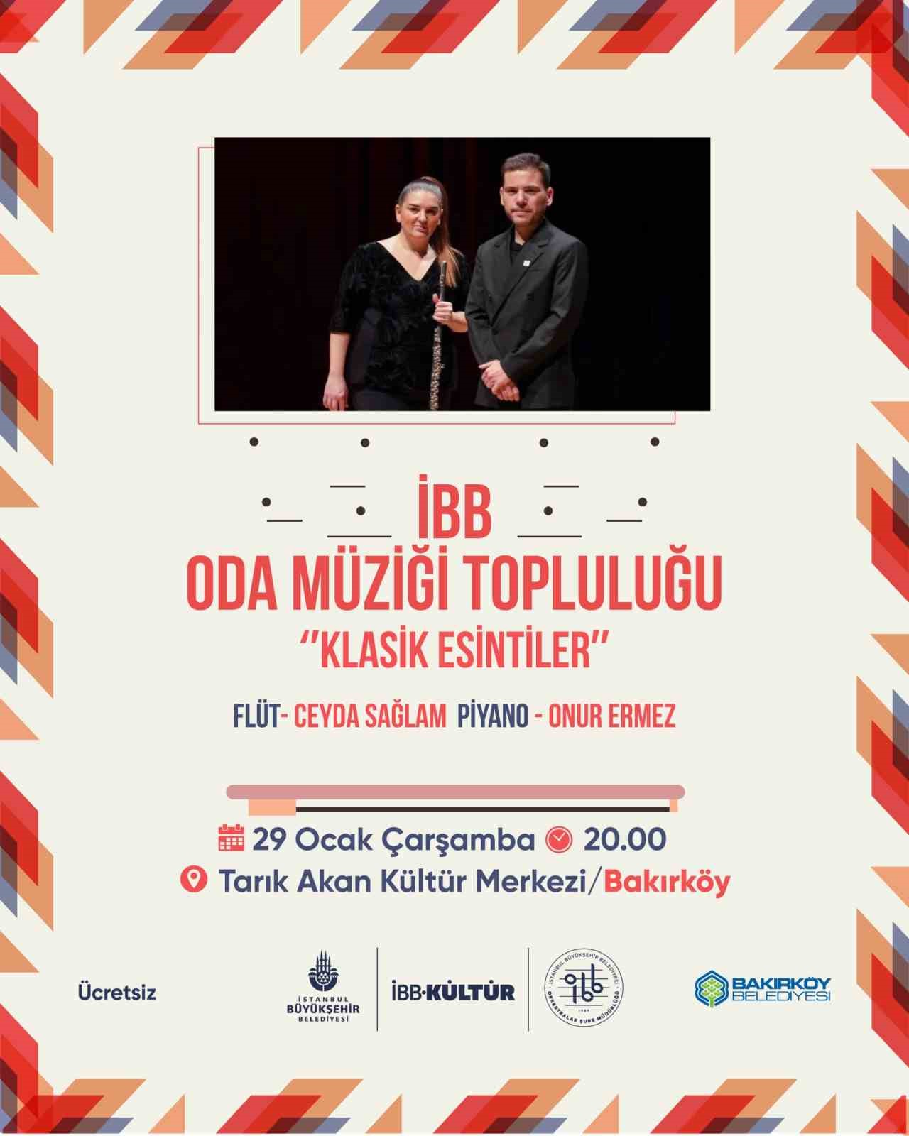 BAKIRKÖY BELEDİYESİ İBB KENT ORKESTRALARI İLE VATANDAŞLARI BULUŞTURUYOR