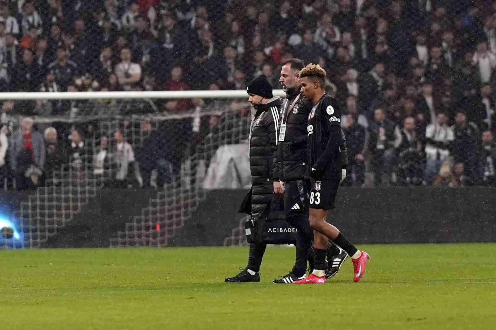BEŞİKTAŞLI GEDSON FERNANDES BODRUM FK MAÇINDA SAKATLANDI