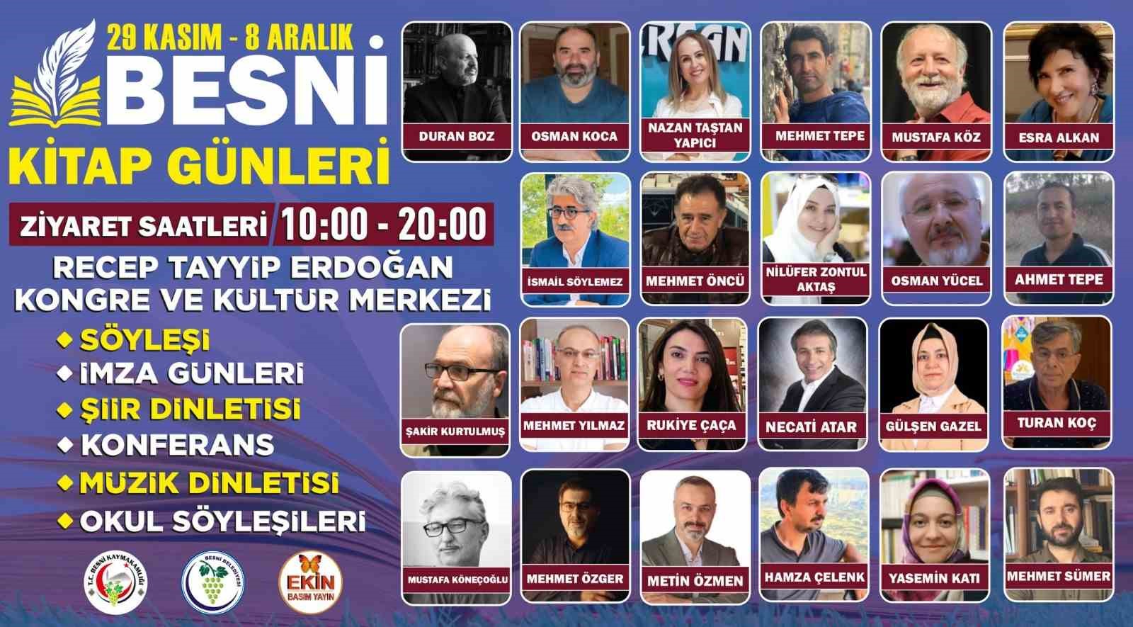 BESNİ KİTAP GÜNLERİ’NE HAZIR!