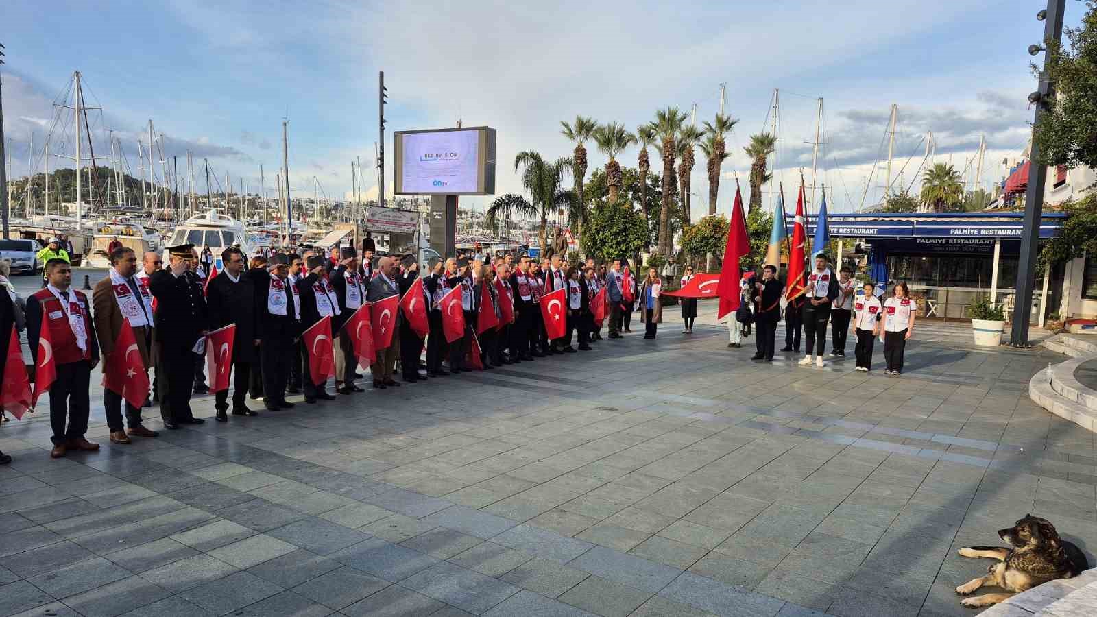 BODRUM'DA SARIKAMIŞ HAREKATI'NIN 110. YILI ANMA YÜRÜYÜŞÜ