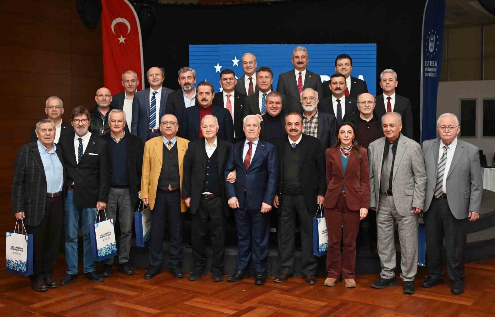 BURSA BÜYÜKŞEHİR BELEDİYE BAŞKANI VE BURSA MİLLETVEKİLLERİ BİR ARAYA GELDİ
