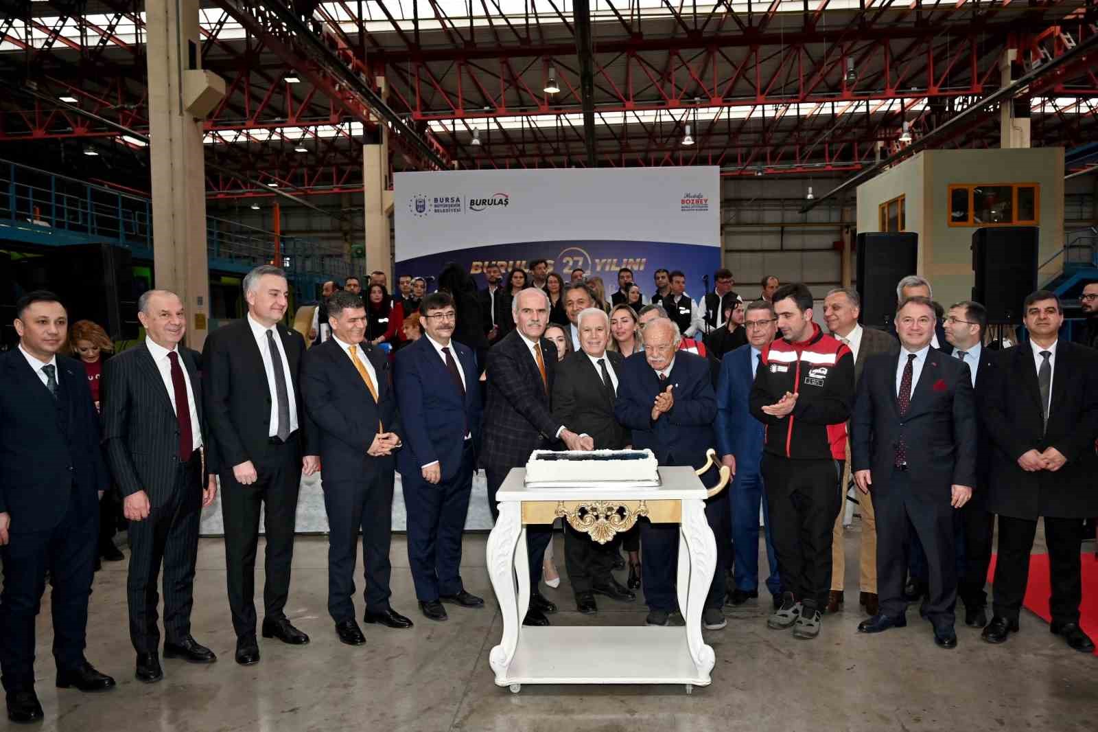 BURULAŞ 27. KURULUŞ YIL DÖNÜMÜNÜ KUTLADI