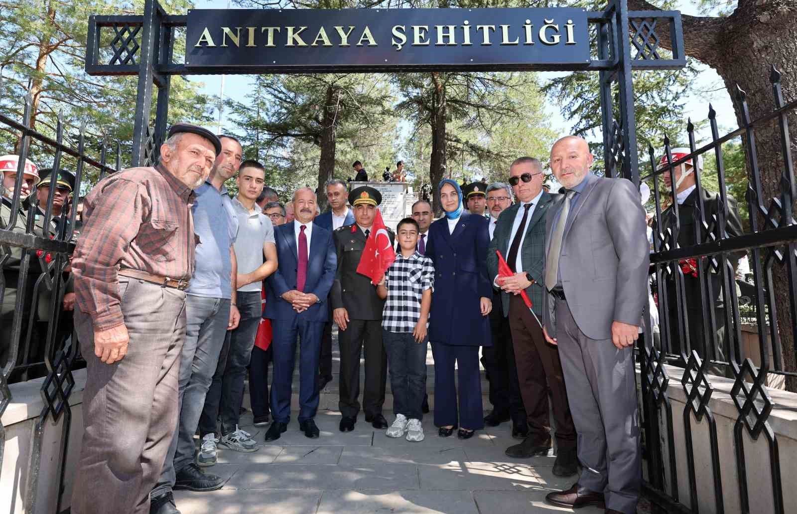 BÜYÜK TAARRUZ 102. YIL DÖNÜMÜNDE ANITKAYA ŞEHİTLİĞİNDE ANMA TÖRENİ
