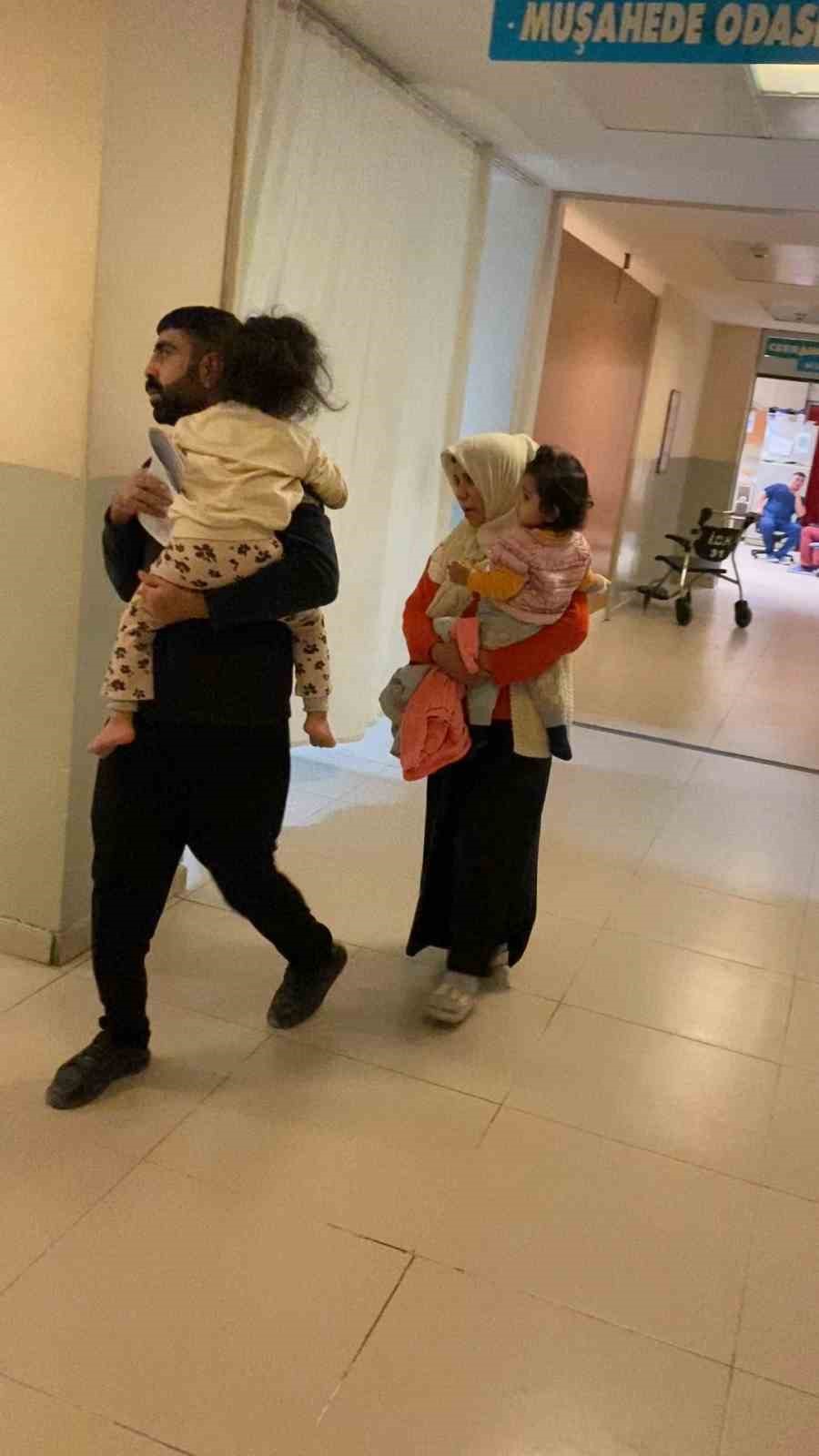 ÇAMAŞIR SUYU İÇEN KARDEŞLER HASTANELİK OLDU