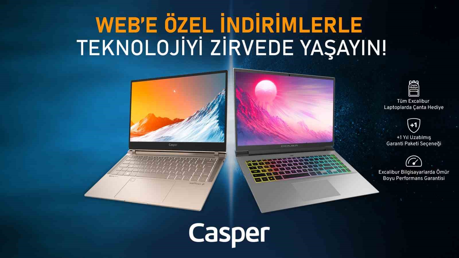 CASPER'DAN TEKNOLOJİ KAMPANYASI: %15 İNDİRİM FIRSATI!