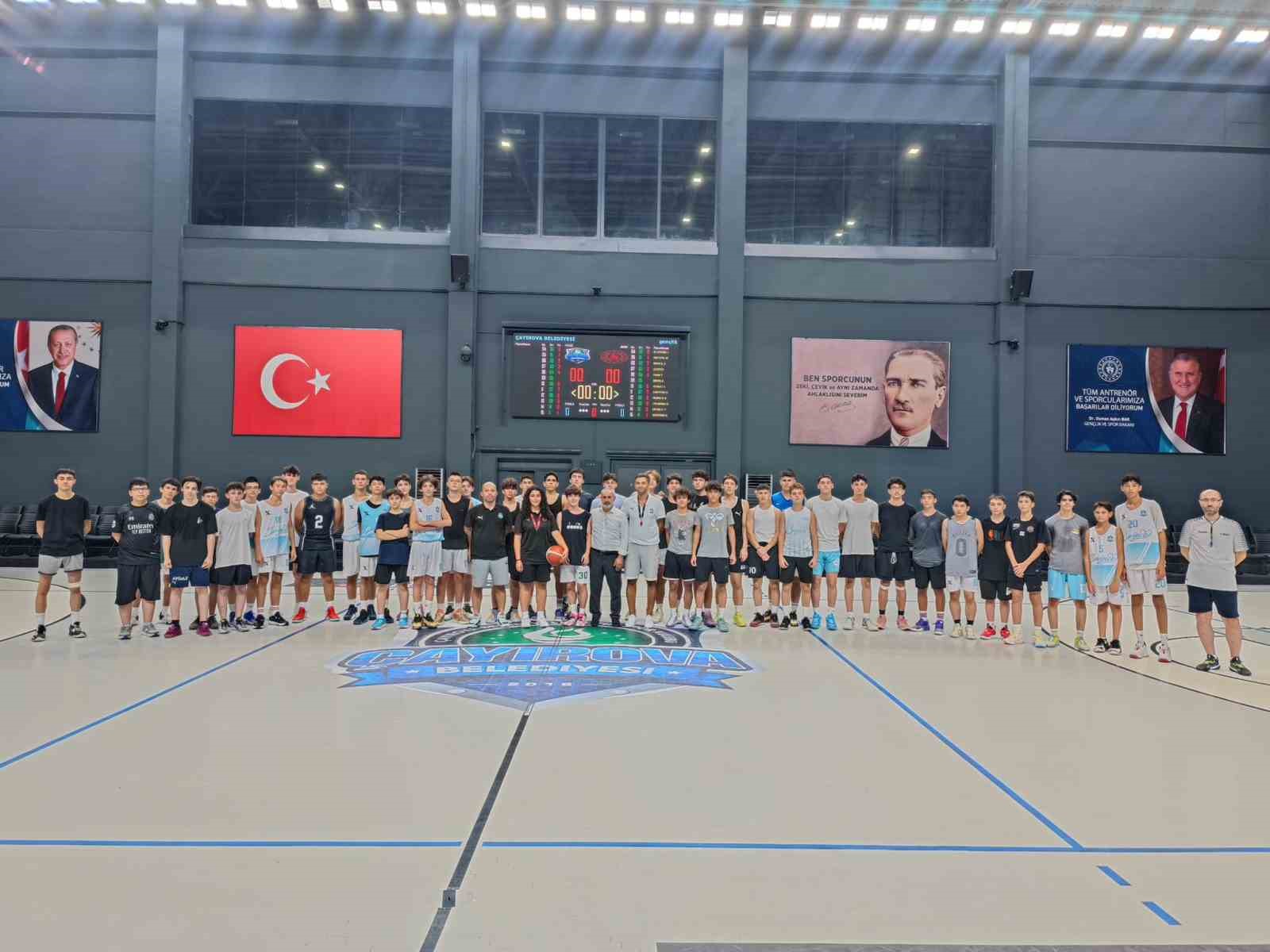 ÇAYIROVA BELEDİYESİ BASKETBOL TAKIMI ALTYAPI SEÇMELERİ GERÇEKLEŞTİRDİ