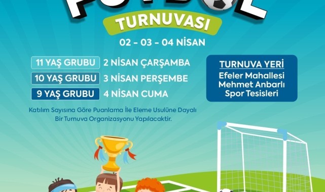 Çocuklara Sporla İlgili Etkinlik: Bahar Futbol Turnuvası