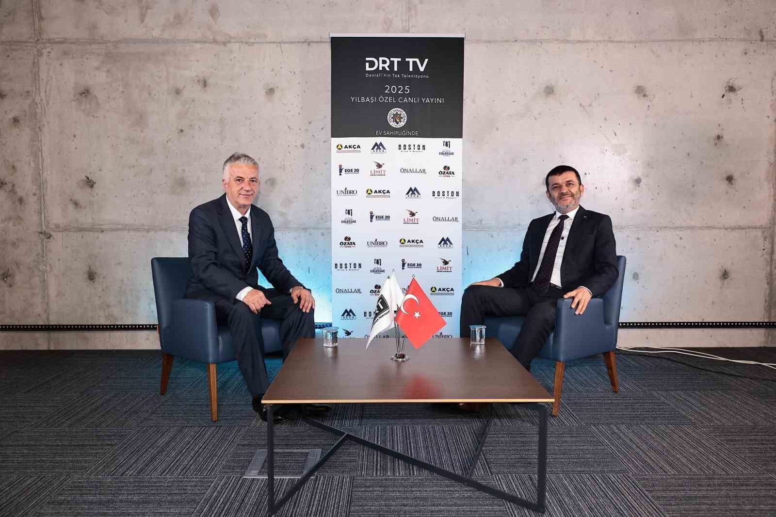 DENİZLİ BÜYÜKŞEHİR BELEDİYE BAŞKANI'NDAN 2025 YILINA DAİR UMUT DOLU MESAJLAR