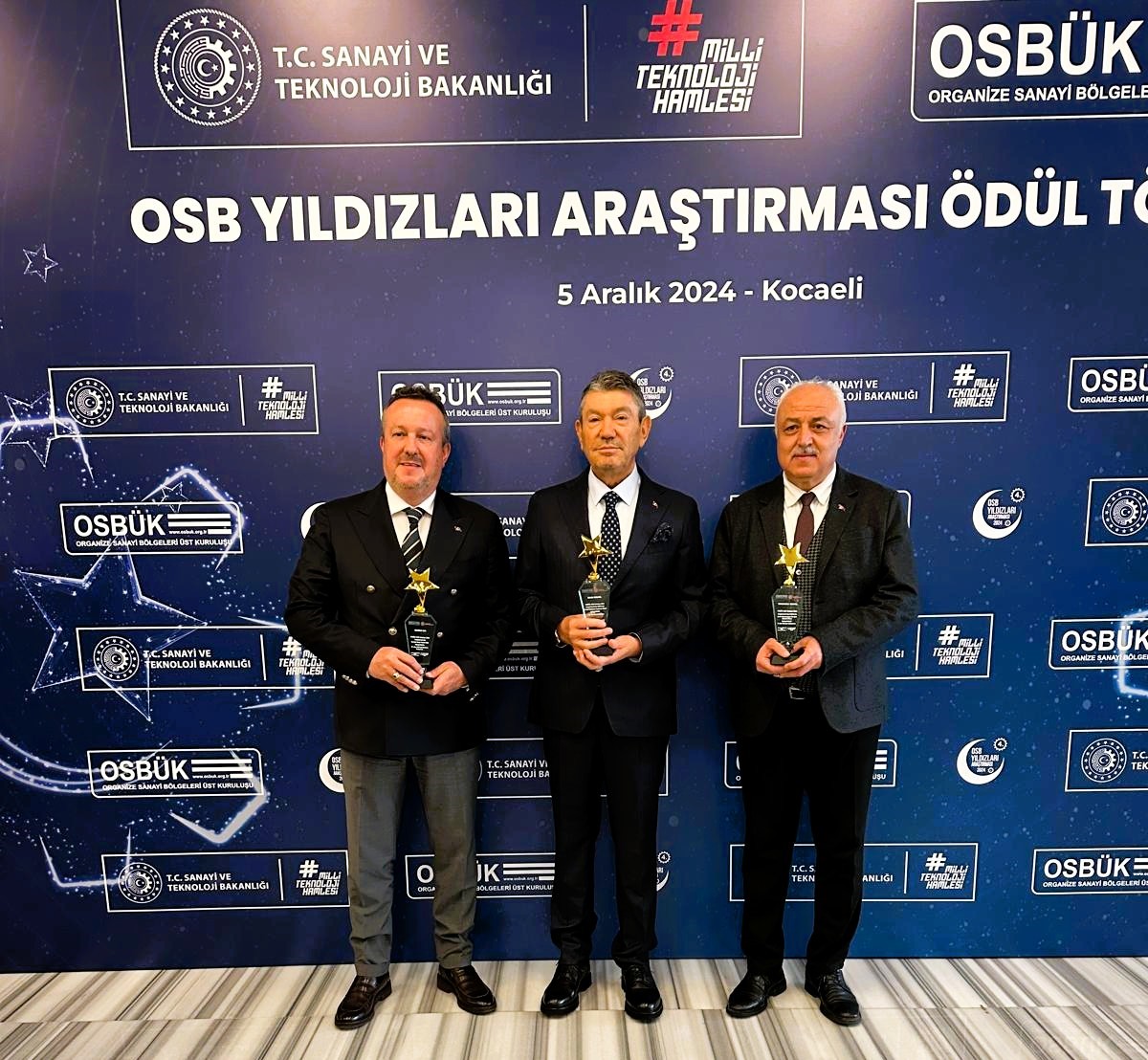 DENİZLİ OSB, OSB YILDIZLARI ARAŞTIRMASI ÖDÜL TÖRENİNDE ÖDÜL ALDI