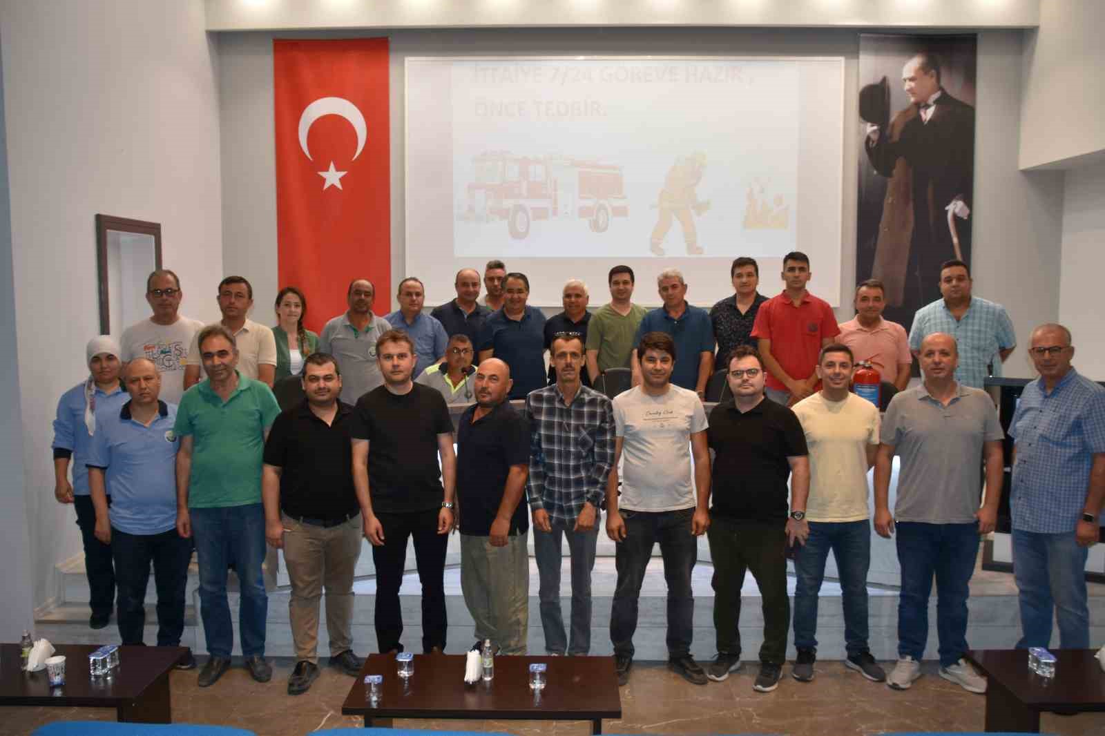 DENİZLİ OSB PERSONELİNE YANGIN EĞİTİMİ VERİLDİ