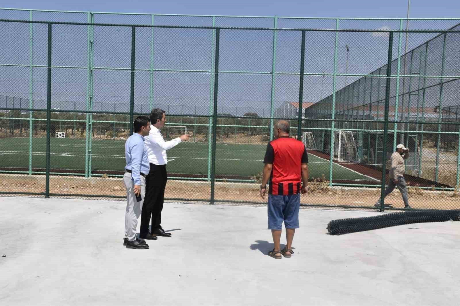 DİDİM KAYMAKAMI SPOR YATIRIMLARINI İNCELEDİ