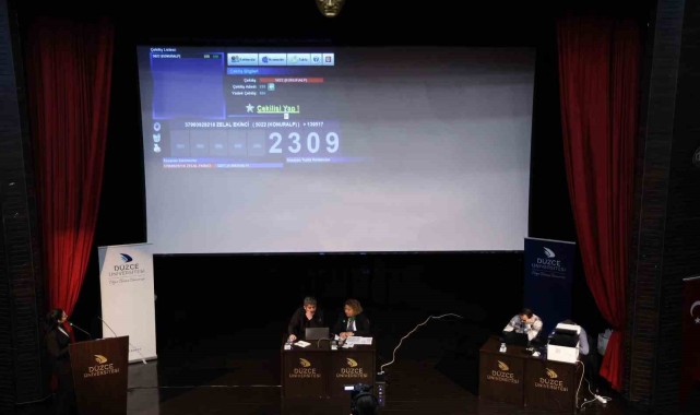 Düzce Üniversitesi ve İŞKUR Arasında İmzalanan Gençlik Programı Protokolü Kapsamında Yapılan Noter Çekilişi