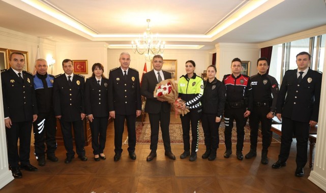 Düzce Valisi Selçuk Aslan, Düzce İl Emniyet Müdürü ve Personelleriyle İstişarede Bulundu
