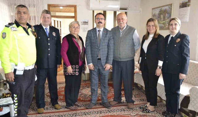 Emekli Başkomiser Orhan Okatan’a Polis Haftası Ziyareti
