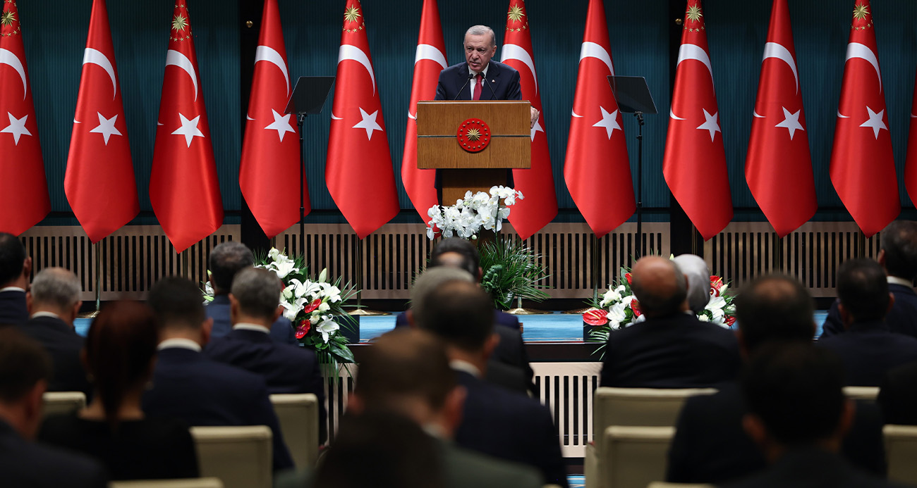 ERDOĞAN'IN GÜNDEMİ BELİRLEDİĞİ KABİNE TOPLANTISI TOPLANTISI