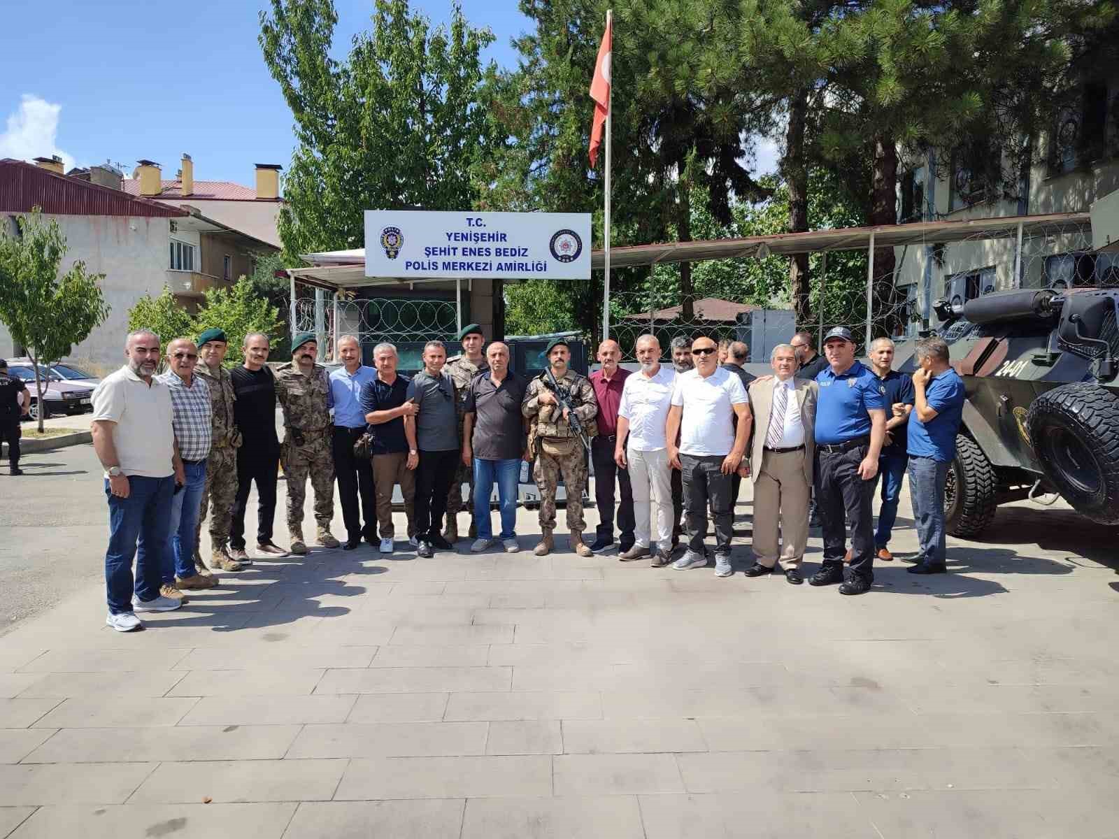 ERZİNCAN’DA ŞEHİT ENES BEDİZ’İN ANISINA KARAKOL ZİYARETİ