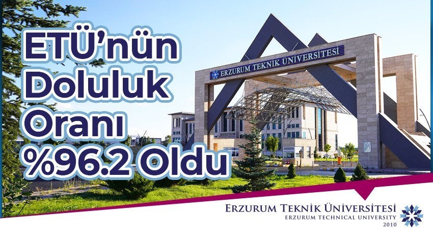 ERZURUM TEKNİK ÜNİVERSİTESİ YKS SINAVLARINDA DOLULUK ORANINDA REKOR KIRDI