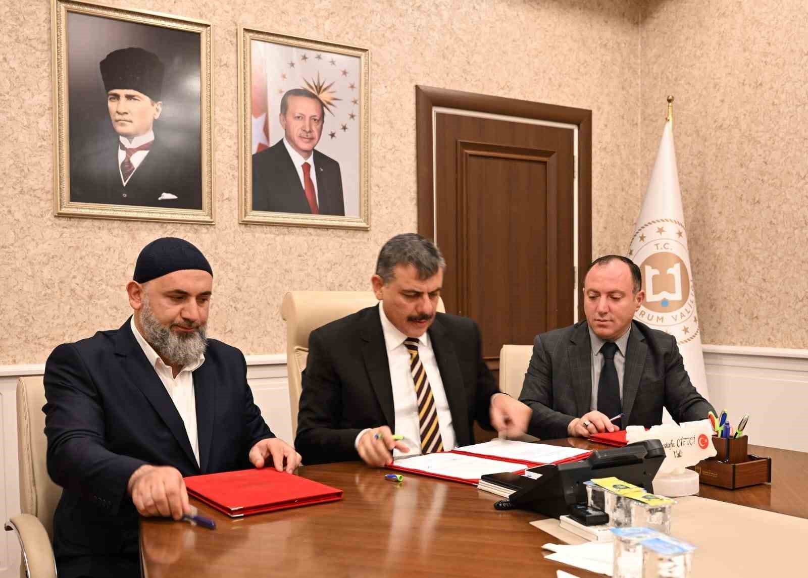 ERZURUM'DA EĞİTİM İŞBİRLİĞİ PROTOKOLÜ İMZALANDI