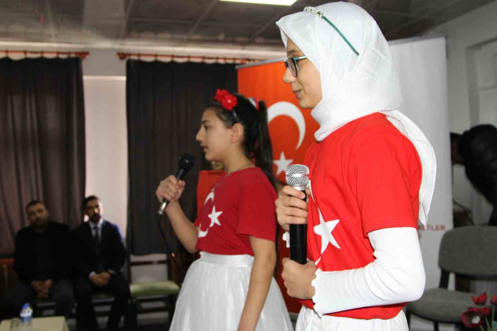 ERZURUM’DA VATAN VE KAHRAMANLIK BULUŞMALARI PROGRAMI DEVAM EDİYOR