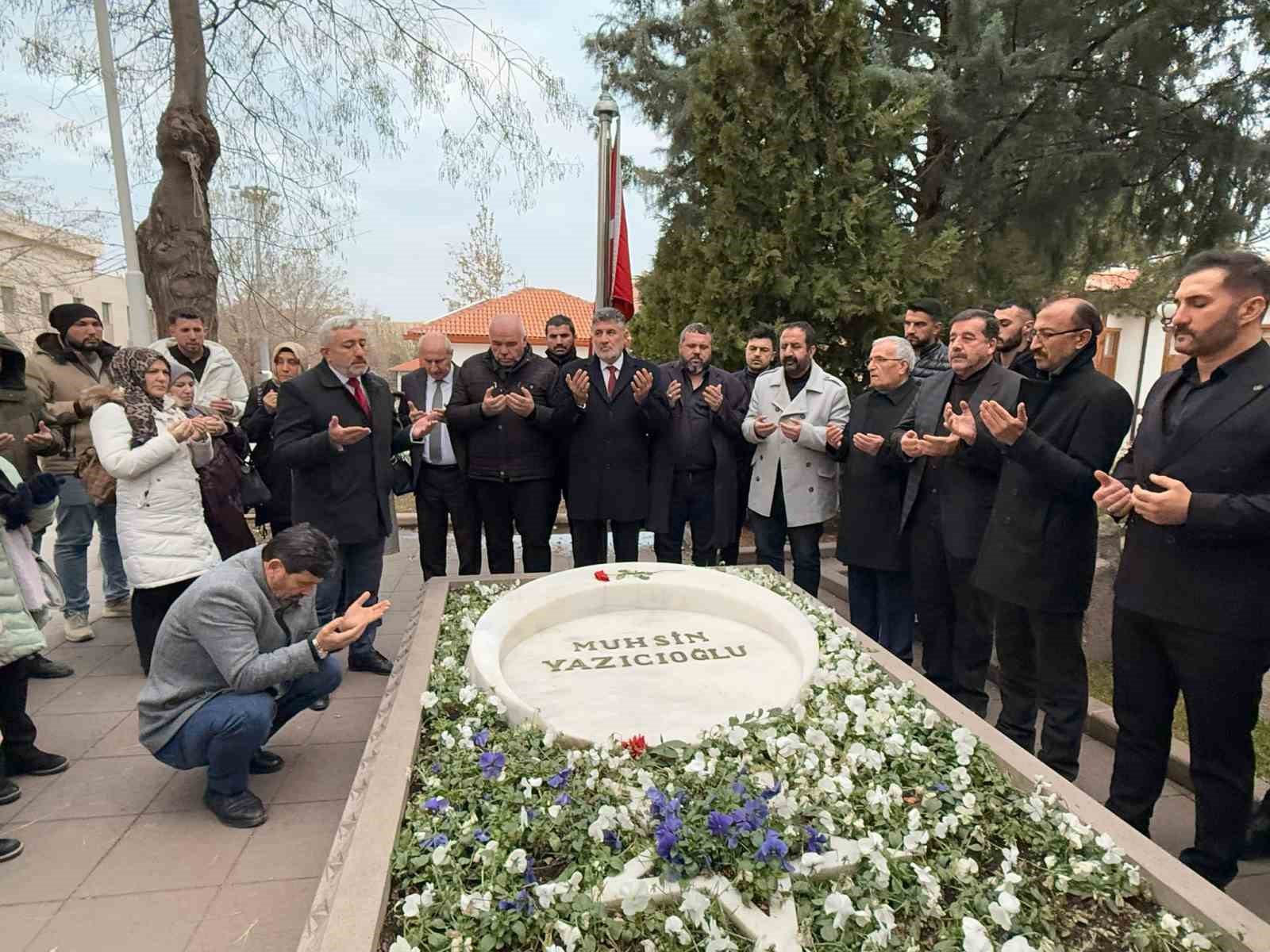 ESKİ BBP GENEL BAŞKANI MUHSİN YAZICIOĞLU UNUTULMADI
