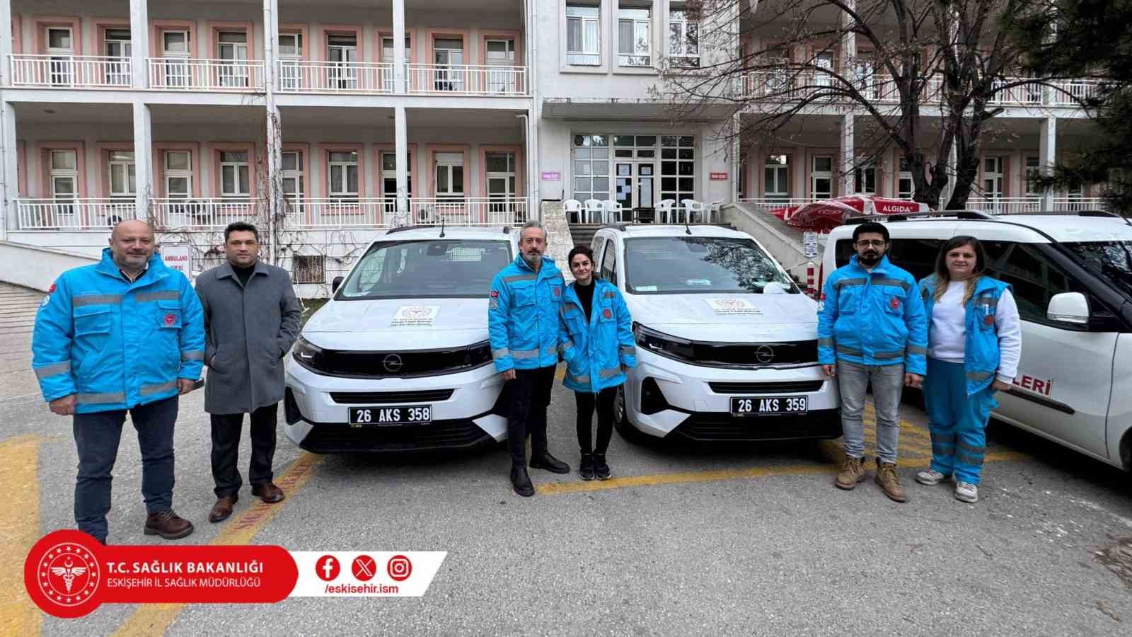ESKİŞEHİR İL SAĞLIK MÜDÜRLÜĞÜ EVDE SAĞLIK HİZMETLERİ İÇİN YENİ ARAÇLAR TAHSİS EDİLDİ