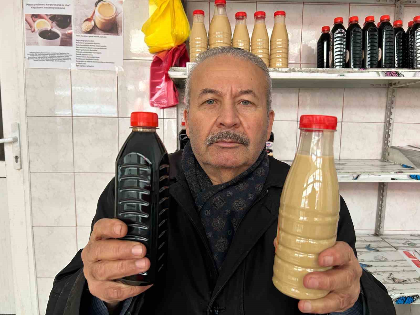 ESKİŞEHİR VATANDAŞLARI KIŞA PEKMEZ VE TAHİNLE HAZIRLANIYOR