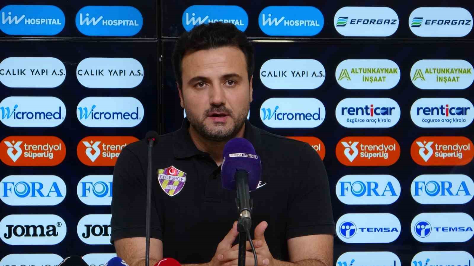 EYÜPSPOR TEKNİK SORUMLUSU KEREM YAVAŞ: DEĞERLİ 3 PUAN OLDU