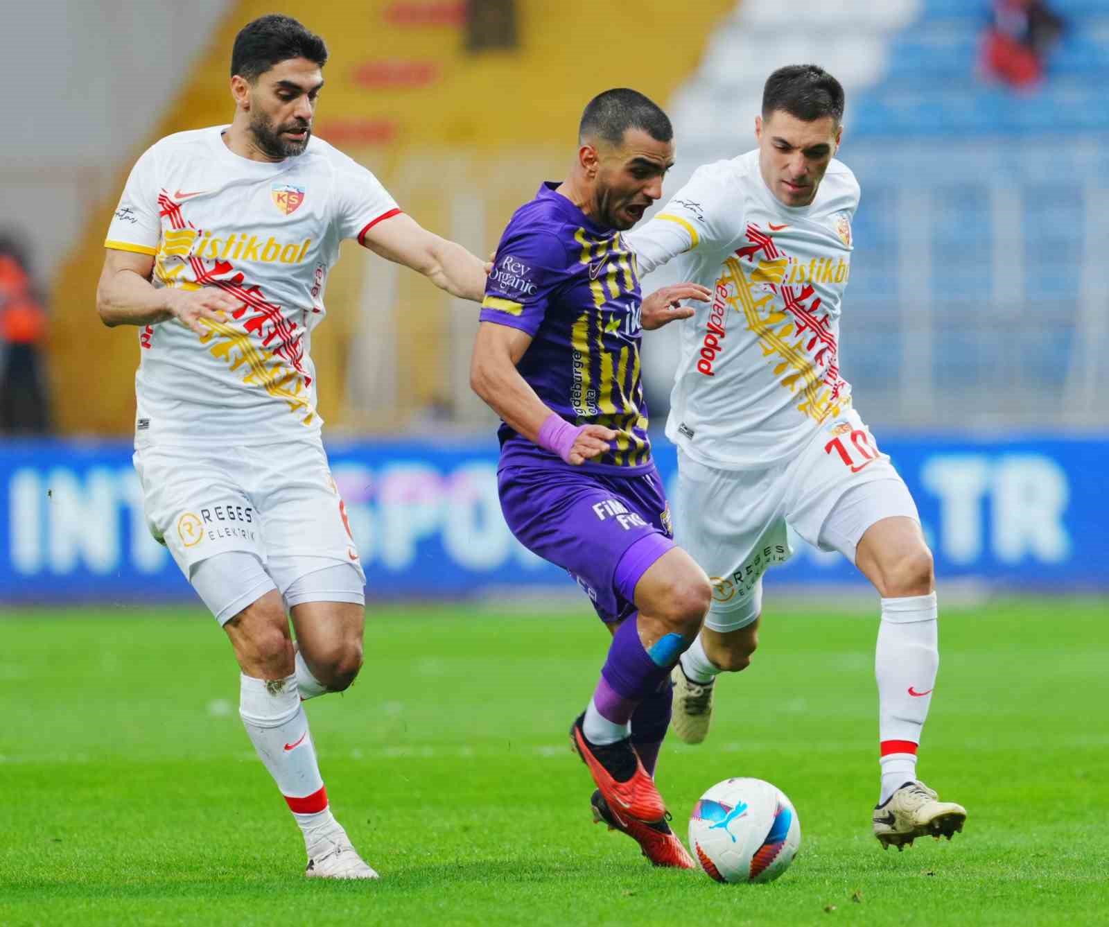 EYÜPSPOR VE KAYSERİSPOR ARASINDA BERABERLİK