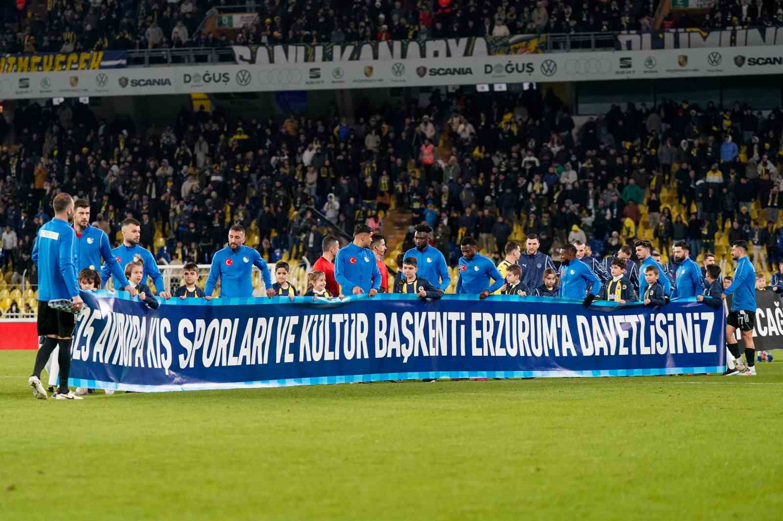 FENERBAHÇE, ERZURUMSPOR FK'YI AĞIRLIYOR!