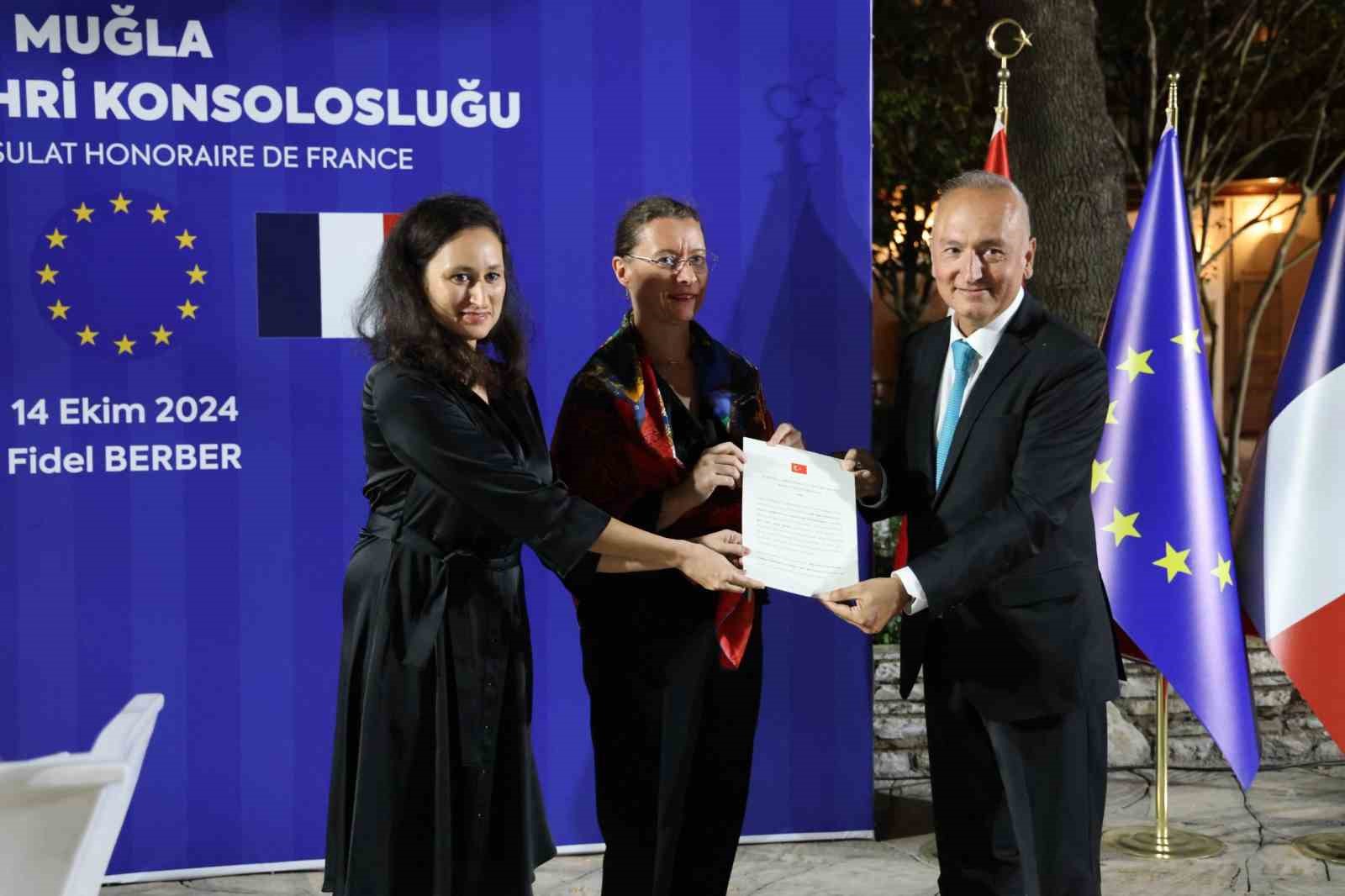 FRANSA FAHRİ KONSOLOSU MUĞLA’DA GÖREVE BAŞLADI
