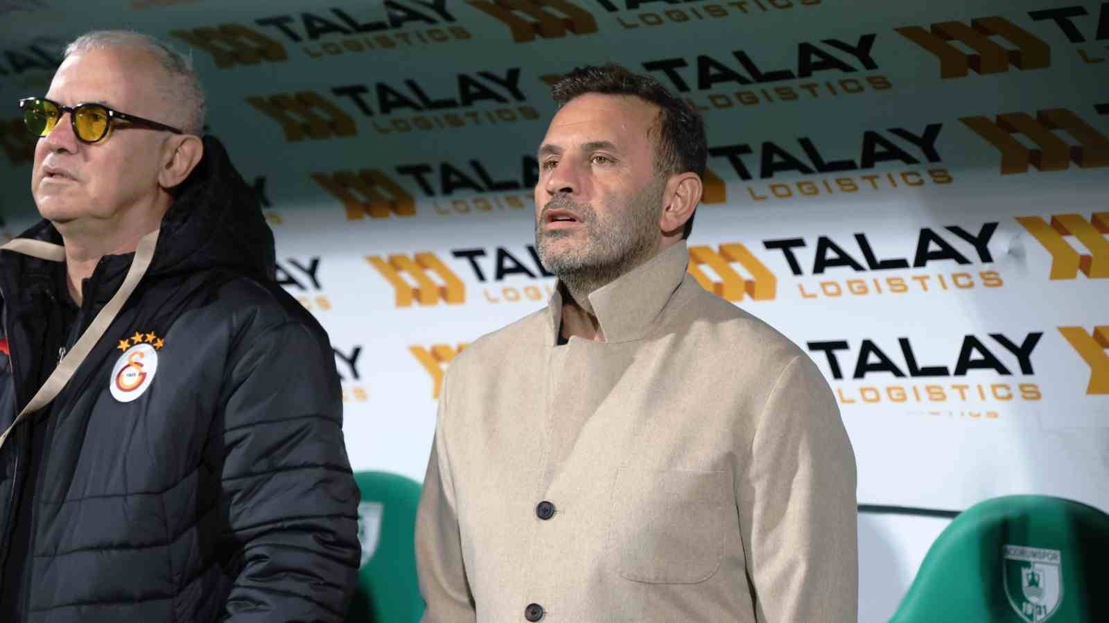 GALATASARAY, BODRUM FK KARŞISINDA İLK YARIYI BERABERLİKLE GEÇİRDİ