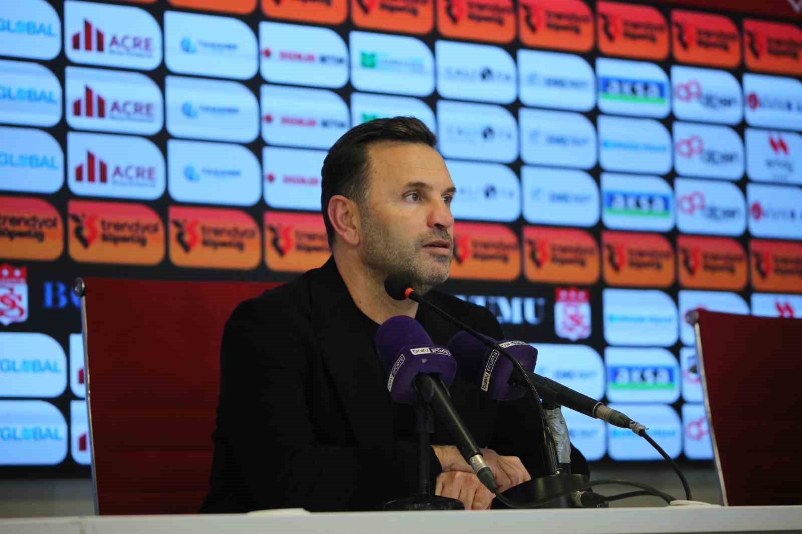 GALATASARAY TEKNİK DİREKTÖRÜ OKAN BURUK'TAN SİVASSPOR MAÇI AÇIKLAMASI