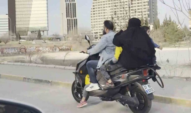 Gaziantep’te Tehlikeli Motosiklet Yolculuğu