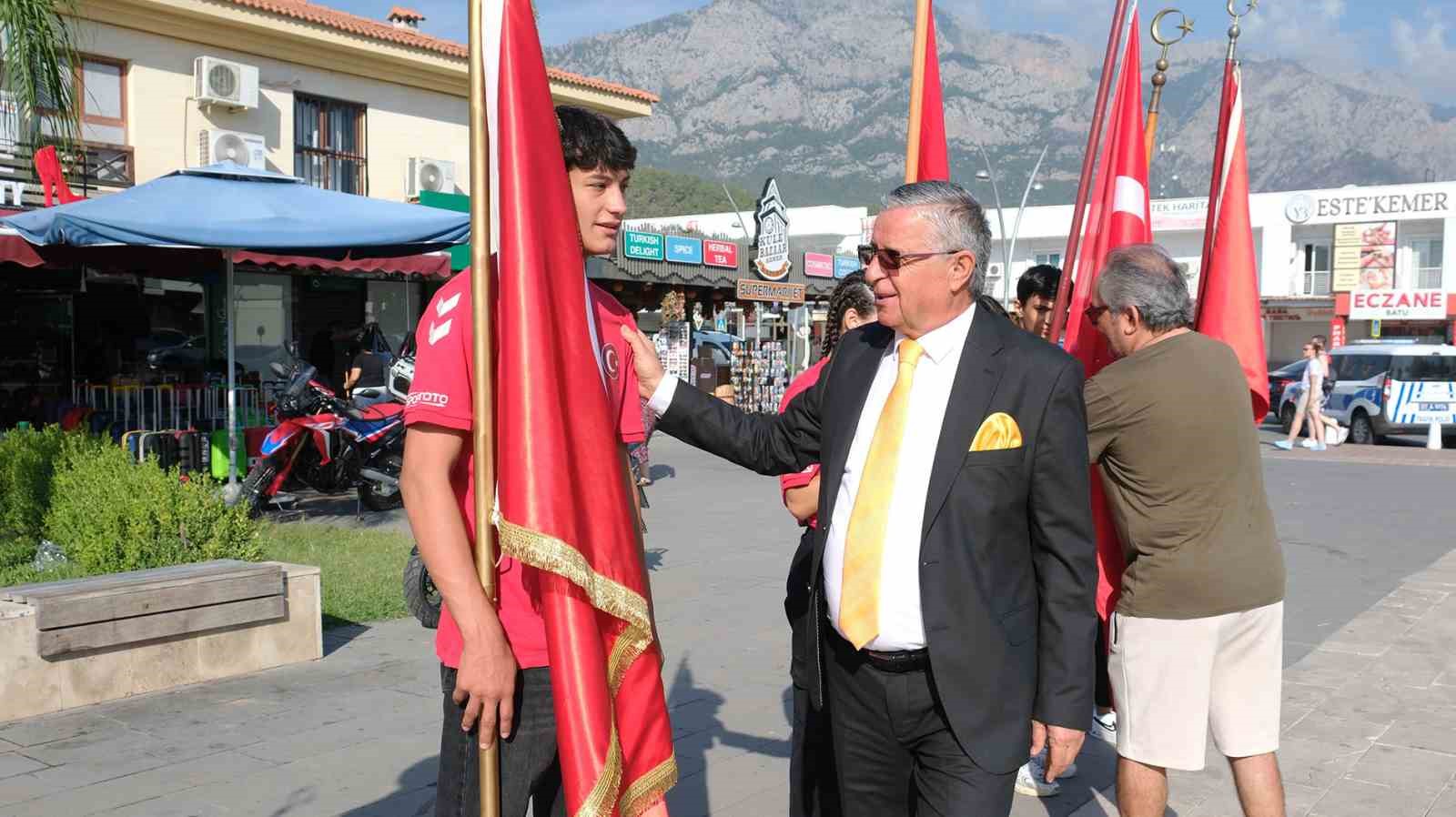 GAZİLER GÜNÜ TÖRENİ KEMER'DE GERÇEKLEŞTİRİLDİ