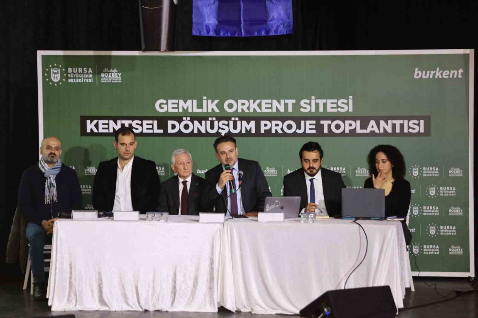 GEMLİK’TE KENTSEL DÖNÜŞÜM PROJESİ DEVAM EDİYOR