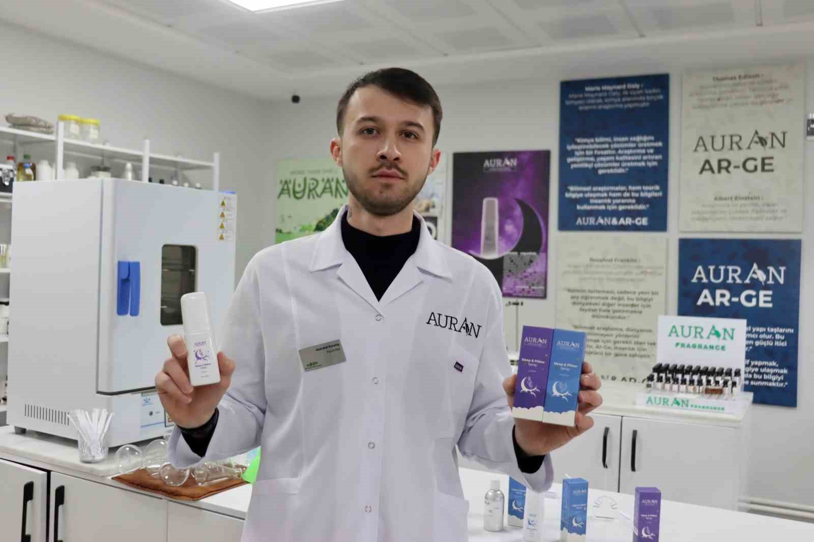 GENÇ GİRİŞİMCİNİN UYKU SPREYİ BAŞARISI