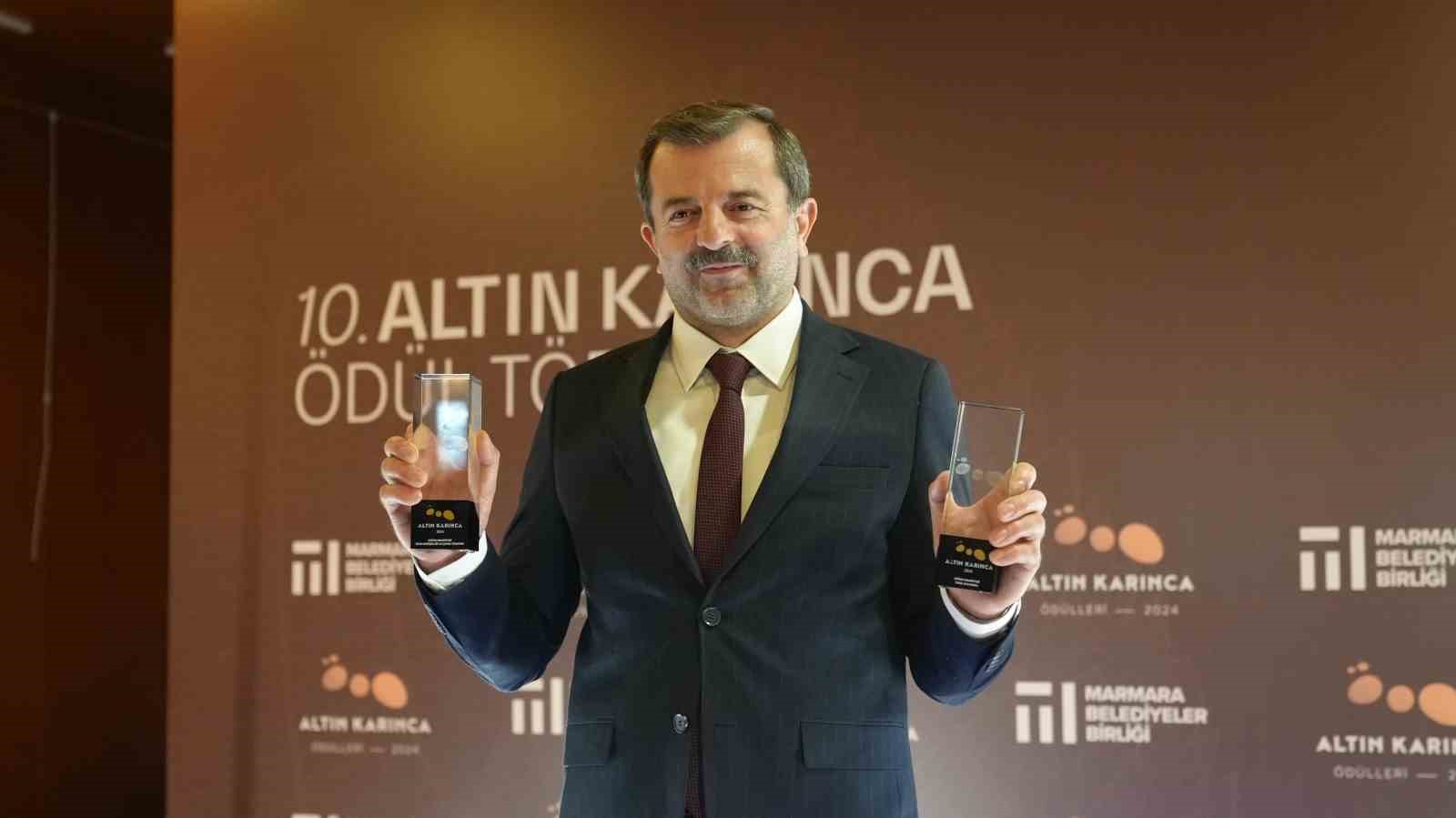 GÜRSU BELEDİYESİ 4. KEZ ALTIN KARINCA ÖDÜLÜ ALDI
